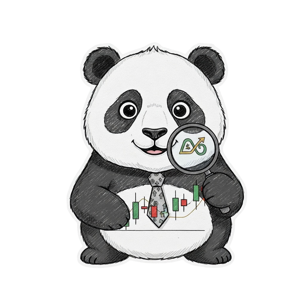 Options Panda app icon — a panda face on a yellow background